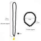 Original Karungali Malai & Karungali Malai Bracelet Combo with Govt. Certification