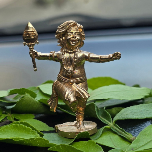 Dancing Lord Murugan Idol - Perfect for car Dashboards