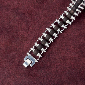 Karungali Premium Designer Silver Bracelet