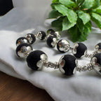 Silver Plated Original Karungali Malai- 8mm