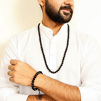 Original Karungali Malai & Karungali Malai Bracelet Combo with Govt. Certification
