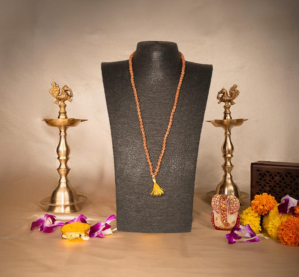 Original Rudraksha Mala (5 Mukhi Mala, 108 beads Mala)