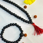 Original Karungali Malai & Karungali Malai Bracelet Combo with Govt. Certification