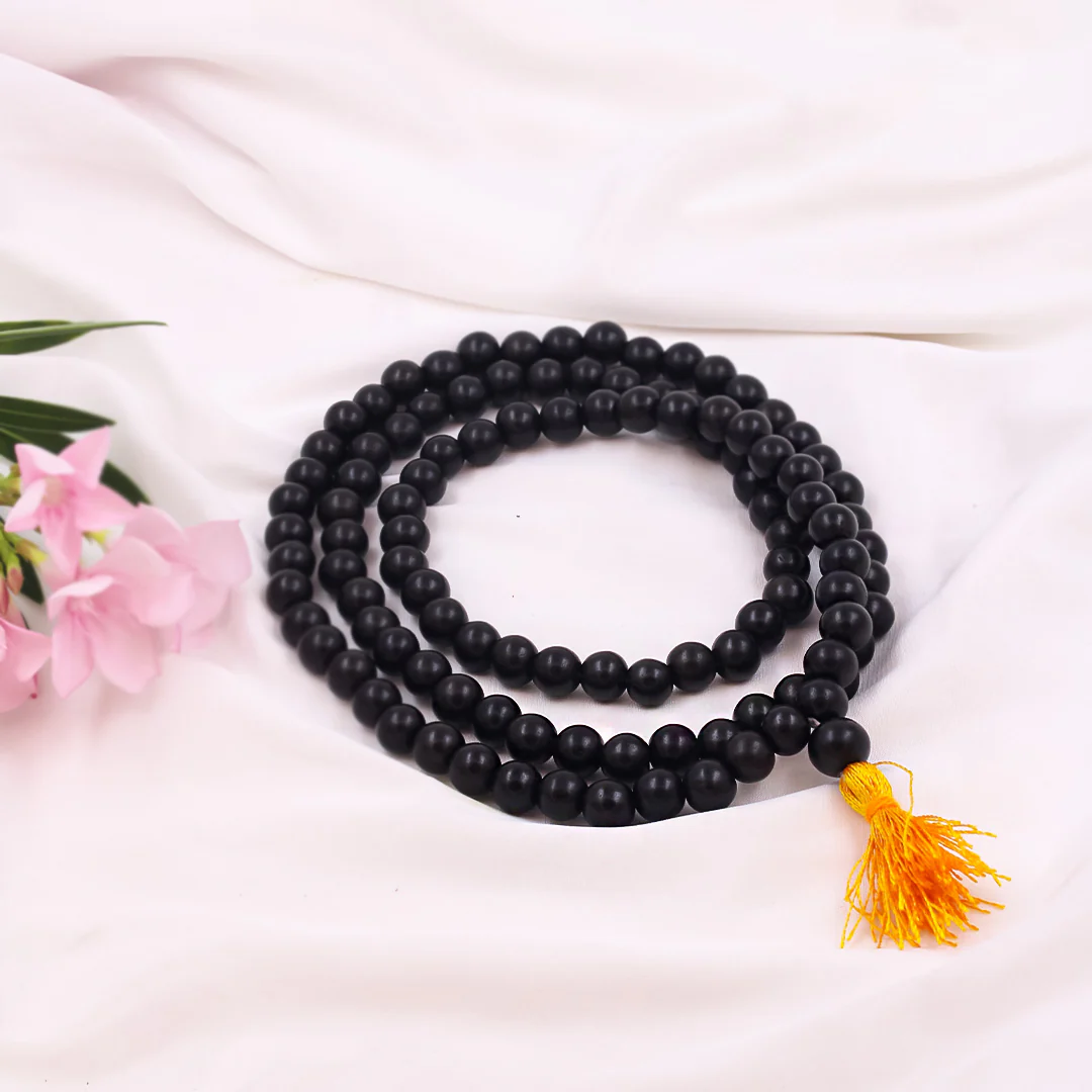 Premium Original Karungali Malai - Natural Black Ebony Wood