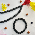 Original Karungali Malai & Karungali Malai Bracelet Combo with Govt. Certification